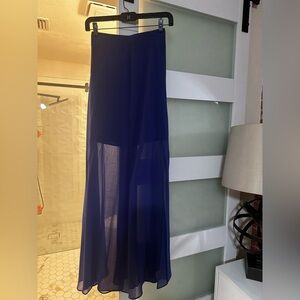 Blue/purple-ish skirt from bebe. Great condition. Only worn once.